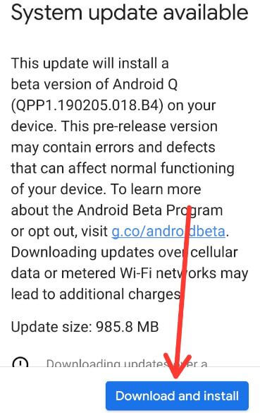 Ako nainštalovať Android Q Beta 1 na Pixel, Pixel 2, Pixel 3 XL