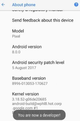 Ako povoliť rýchle nastavenia pre vývojárov v systéme Android Oreo