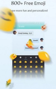 Aplikácia Go Keyboard Emoji pre Android