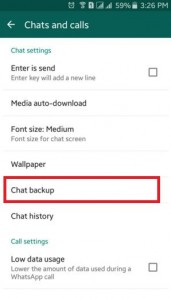 Zálohujte chat WhatsApp v zariadeniach Android