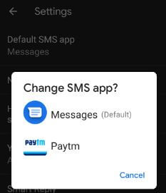 Ako zmeniť predvolenú aplikáciu pre SMS na Pixel 3