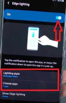 Ako povoliť a používať Edge Lighting na zariadeniach Galaxy S20 Ultra, S20 Plus a S20